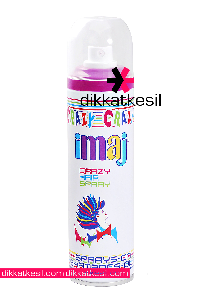 İmaj%20Pembe%20Renkli%20Saç%20Spreyi,%20Pembe%20Geçici%20Saç%20Boyası%20100%20ml
