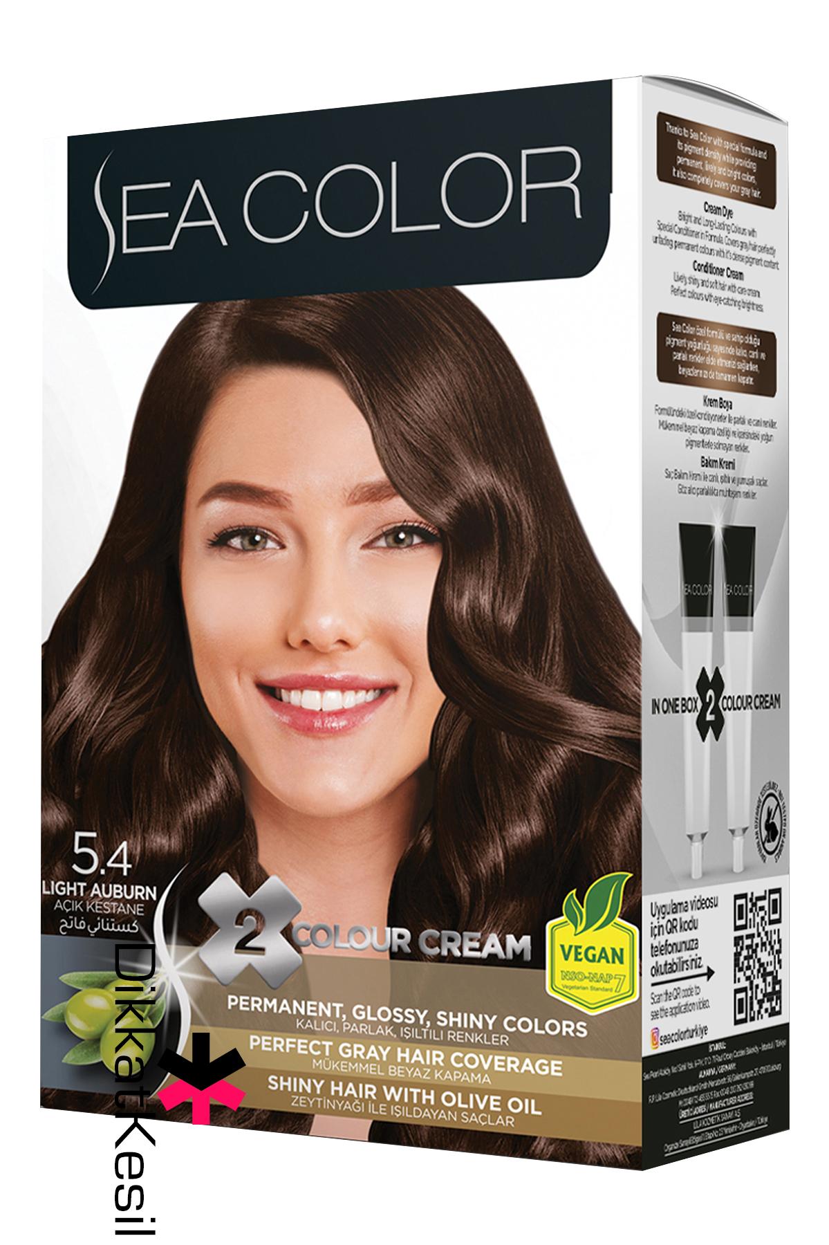 Sea Color 5.4 Açık Kestane Saç Boyası