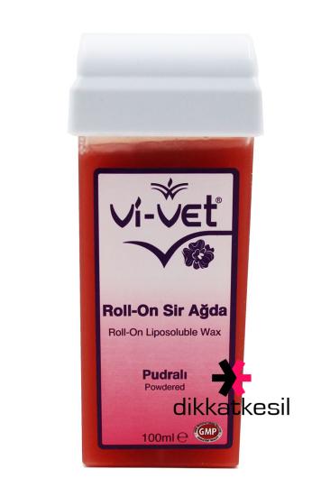 Vi Vet Roll On Sir Ağda, Pudralı Kartuş Ağda 100 ml (Pembe)