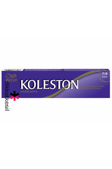 Koleston 7.0 Kumral Renk Krem Saç Boyası Tüp 50 ml, (Wella Koleston 7/0 Numara)