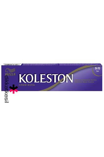 Koleston 9.0 Sarı Renk Krem Saç Boyası Tüp 50 ml, (Wella Koleston 9/0 Numara)