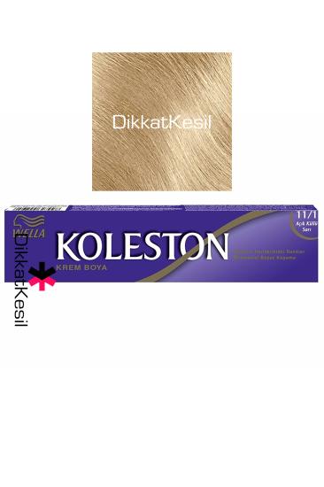 Koleston 11.1 Açık Küllü Sarı Renk Krem Saç Boyası Tüp, 11/1 Saç Boya Çeşitleri - Toptan Olunca