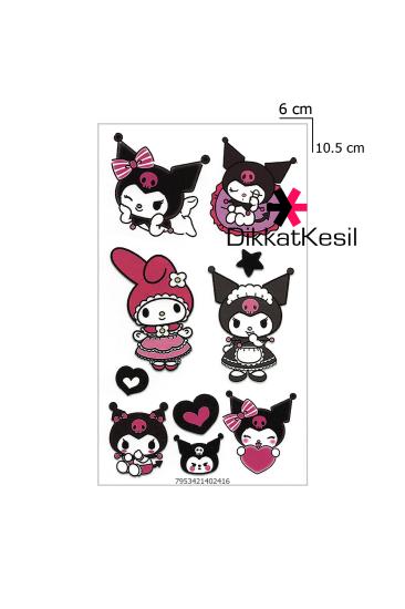 Kuromi My Melody Dövme, Geçici Çizgi Film Karakteri Dövme Modelleri - Toptan Olunca