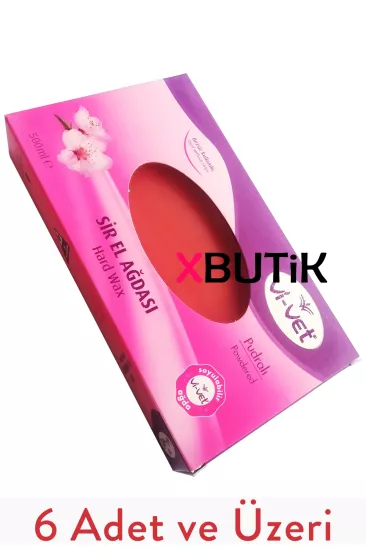 Vi Vet Kalıp Ağda, Pudralı Sir Ağda 400 ml Pembe Ağdalar 6 Adet - Toptan Olunca