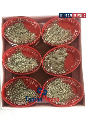 Çelik Toplu İğne Toptan 34 mm 25 gram, (Terzi Toplu İğnesi) - 12 Adet