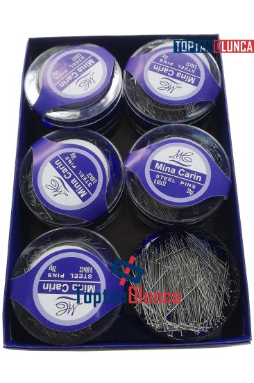 Çelik Toplu İğne Toptan 32 mm 20 gram, (Terzi Toplu İğnesi) - 12 Adet