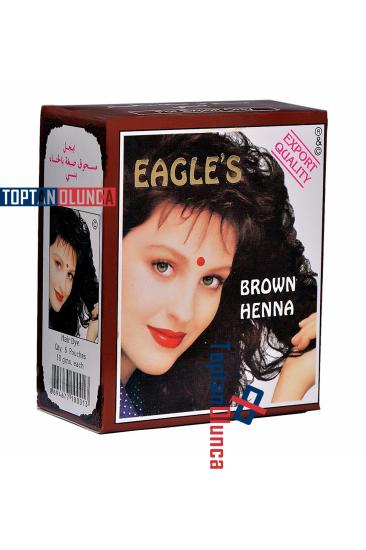 Eagles Hint Saç Kınası Kahverengi Renk 6 lı Paket, Kınalar