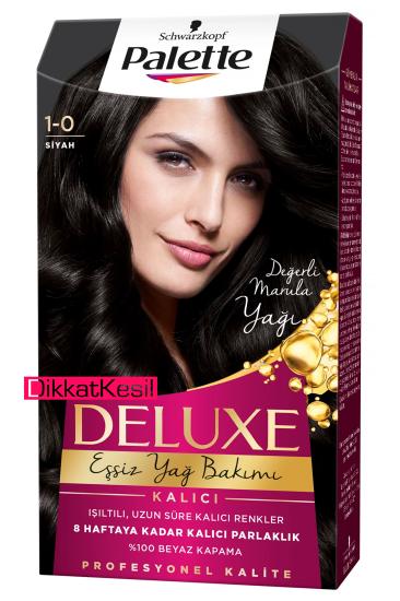 Palette 1.0 Siyah Renk Deluxe Saç Boyası, 1.0 Saç Boyası Çeşitleri